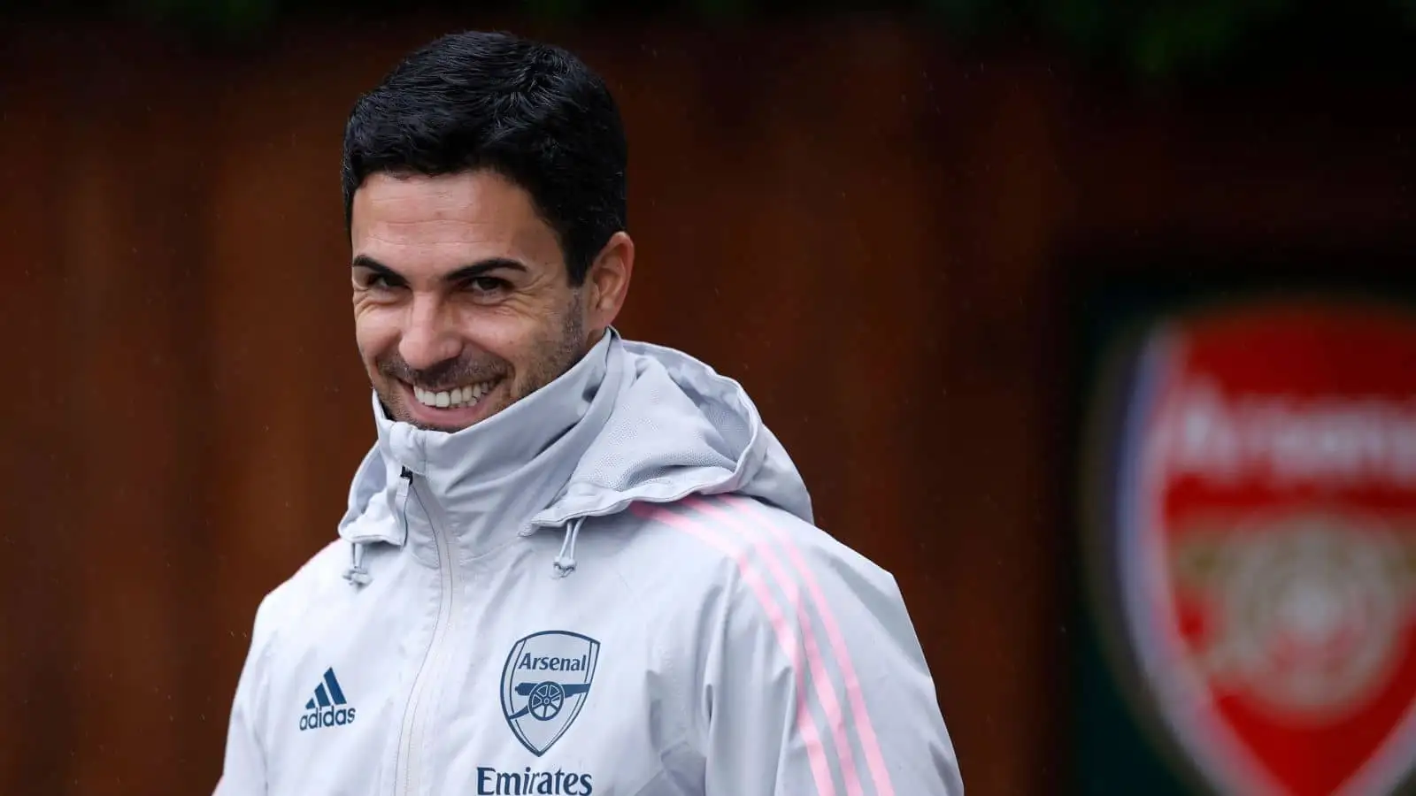 Mikel Arteta at the Arsenal training ground