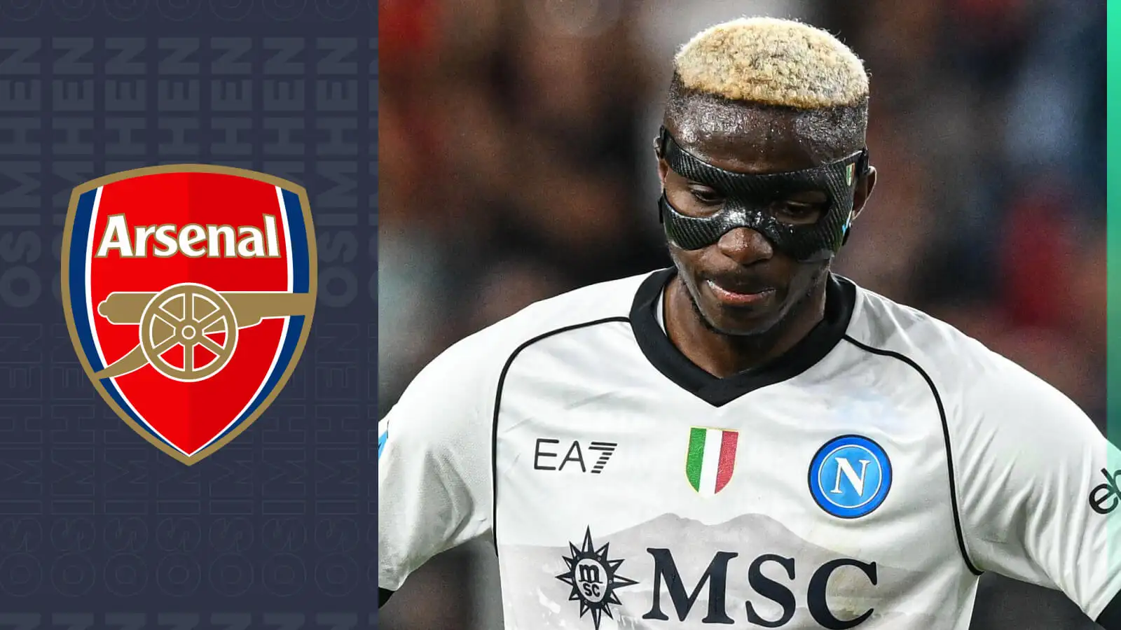 Arsenal linked Napoli striker Victor Osimhen