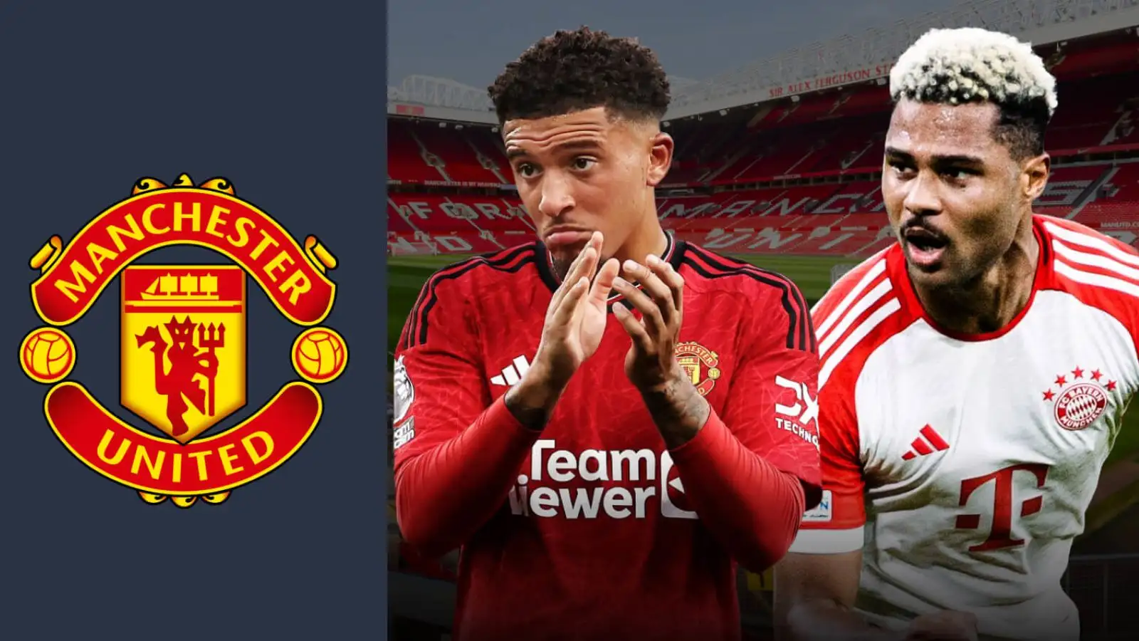 Jadon Sancho could be replaced at Man Utd by Bayern Munich winger Serge Gnabry