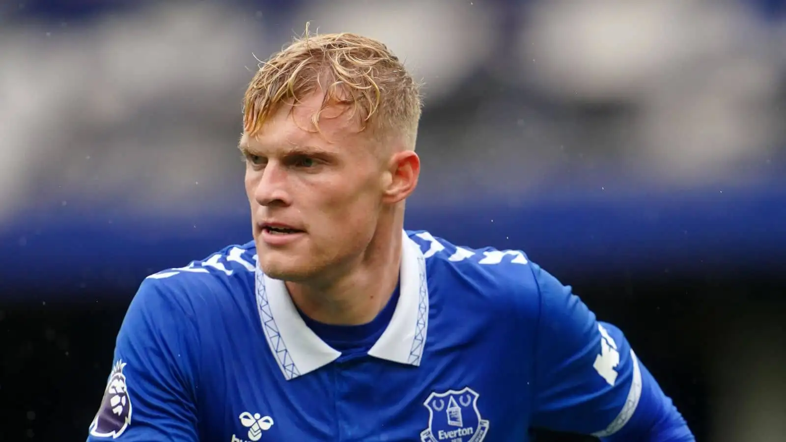 Everton's Jarrad Branthwaite during the pre-season friendly match at Goodison Park, Liverpool