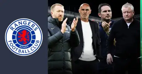 Graeme Potter, Kevin Muscat, Frank Lampard, Chris Wilder, candidates for Rangers' next manager