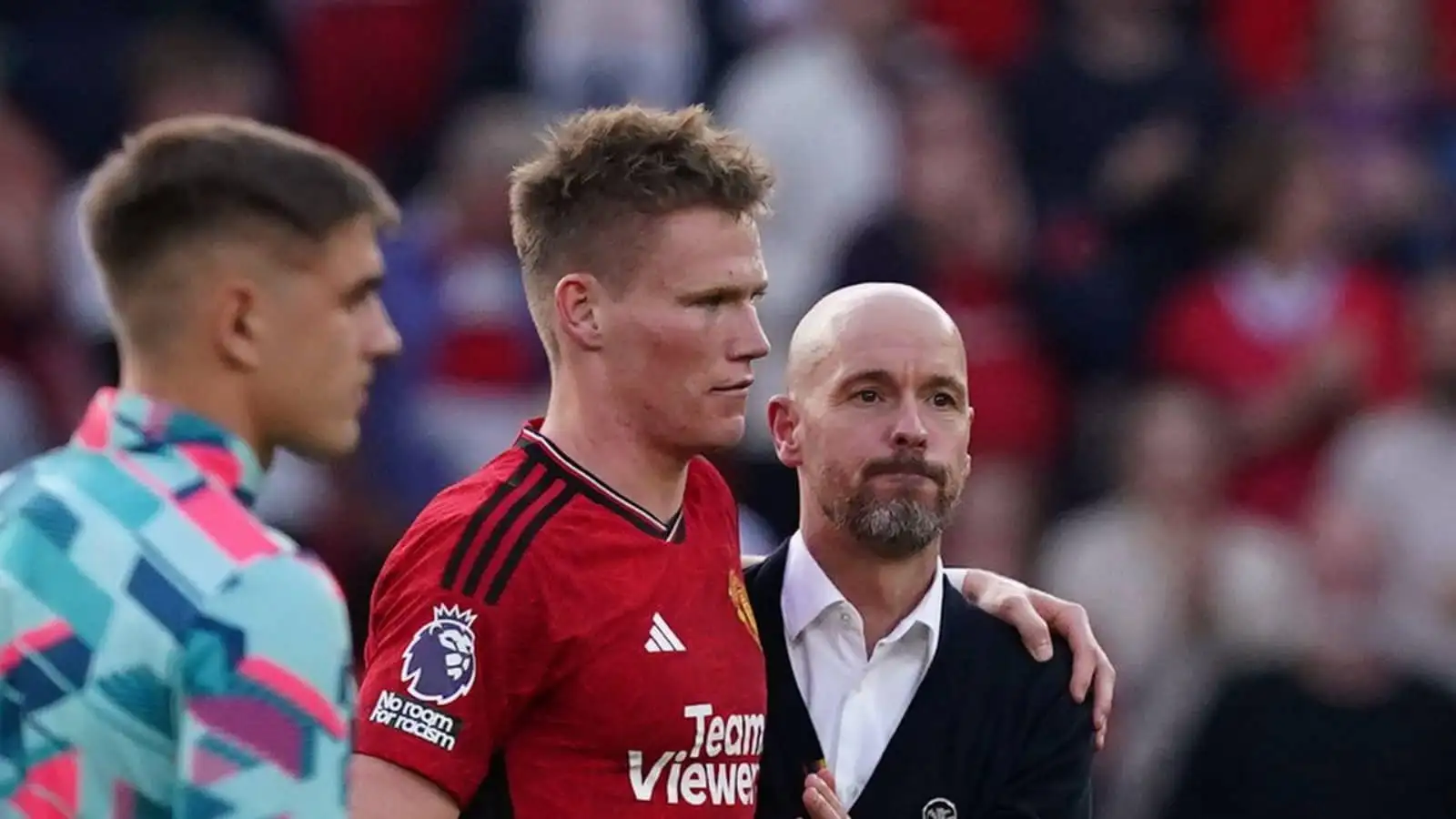 Erik ten Hag and Scott McTominay, Man Utd