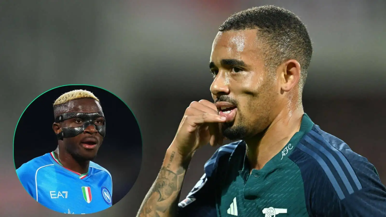 Napoli want Arsenal striker Gabriel Jesus as a replacement for Victor Osimhen