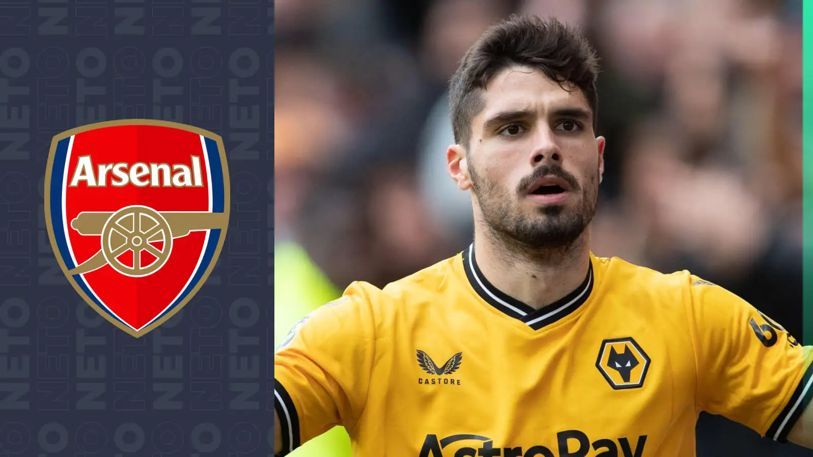 Arsenal linked Wolves winger Pedro Neto