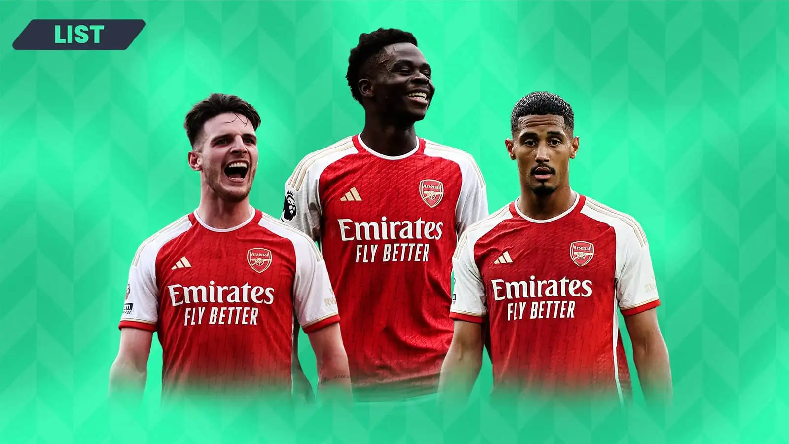 The 10 most valuable players at Arsenal: England internationals take top two, Saliba in sixth place