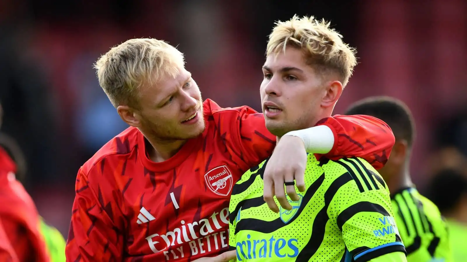 Aaron Ramsdale and Emile Smith Rowe, Arsenal