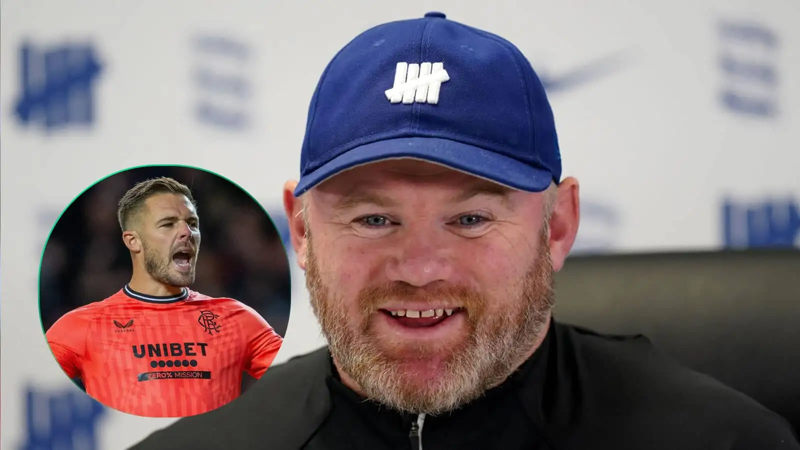 Birmingham City manager Wayne Rooney and Rangers goalkeeper Jack Butland