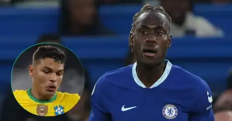 Chelsea defenders Trevoh Chalobah and Thiago Silva
