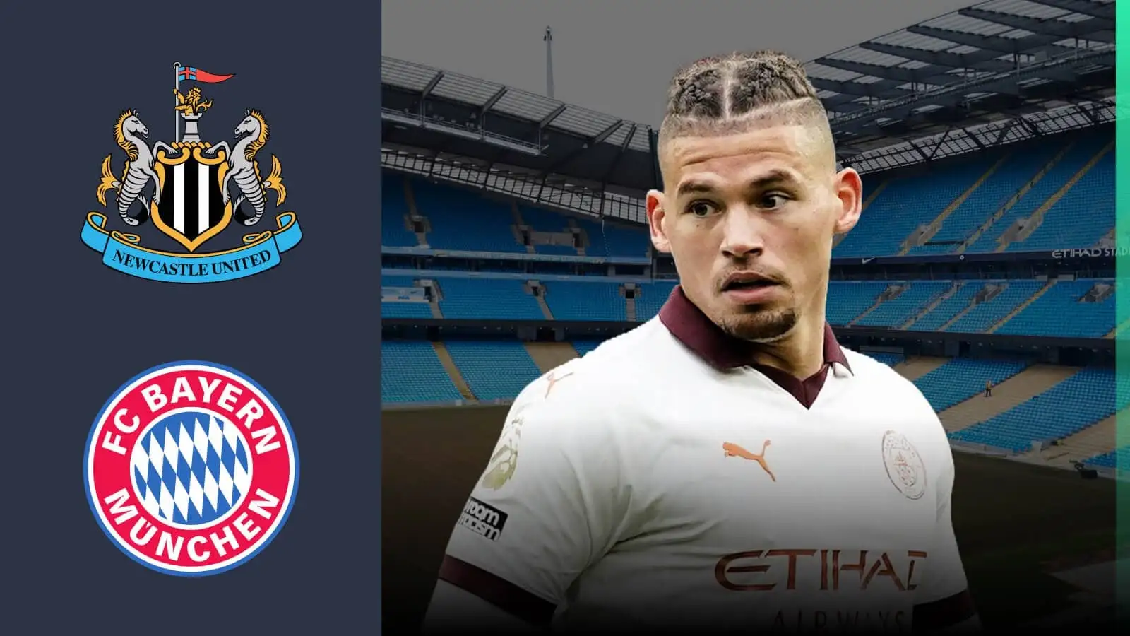 Little-used Man City man Kalvin Phillips is a target for Newcastle and Bayern Munich