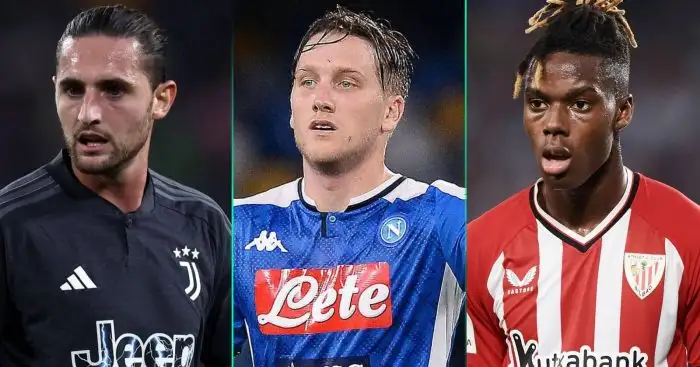 Adrien Rabio,t Piotr Zielinski and Nico Williams are a reportedly among the summer targets for Man Utd