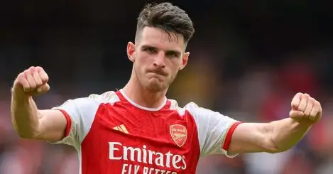 Declan Rice ‘can’t speak highly enough’ of £50m-rated Prem enforcer Arsenal want as upgrade for fading force