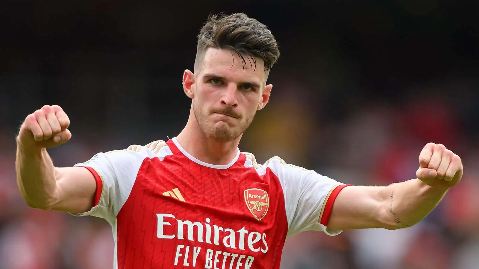 Declan Rice ‘can’t speak highly enough’ of £50m-rated Prem enforcer Arsenal want as upgrade for fading force