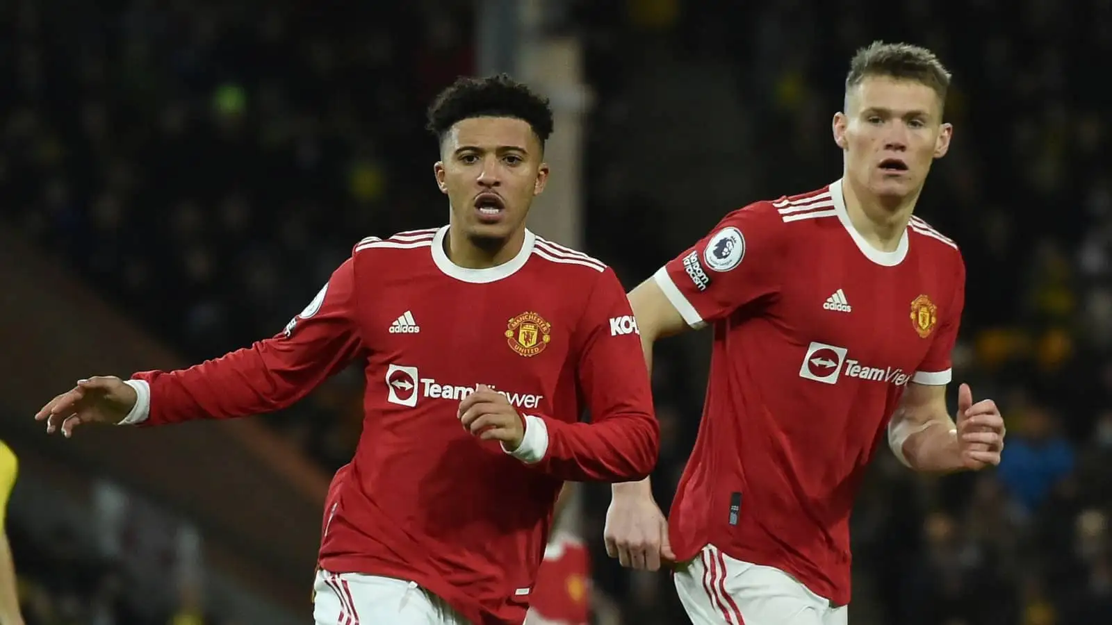 Jadon Sancho and Scott McTominay, Man Utd