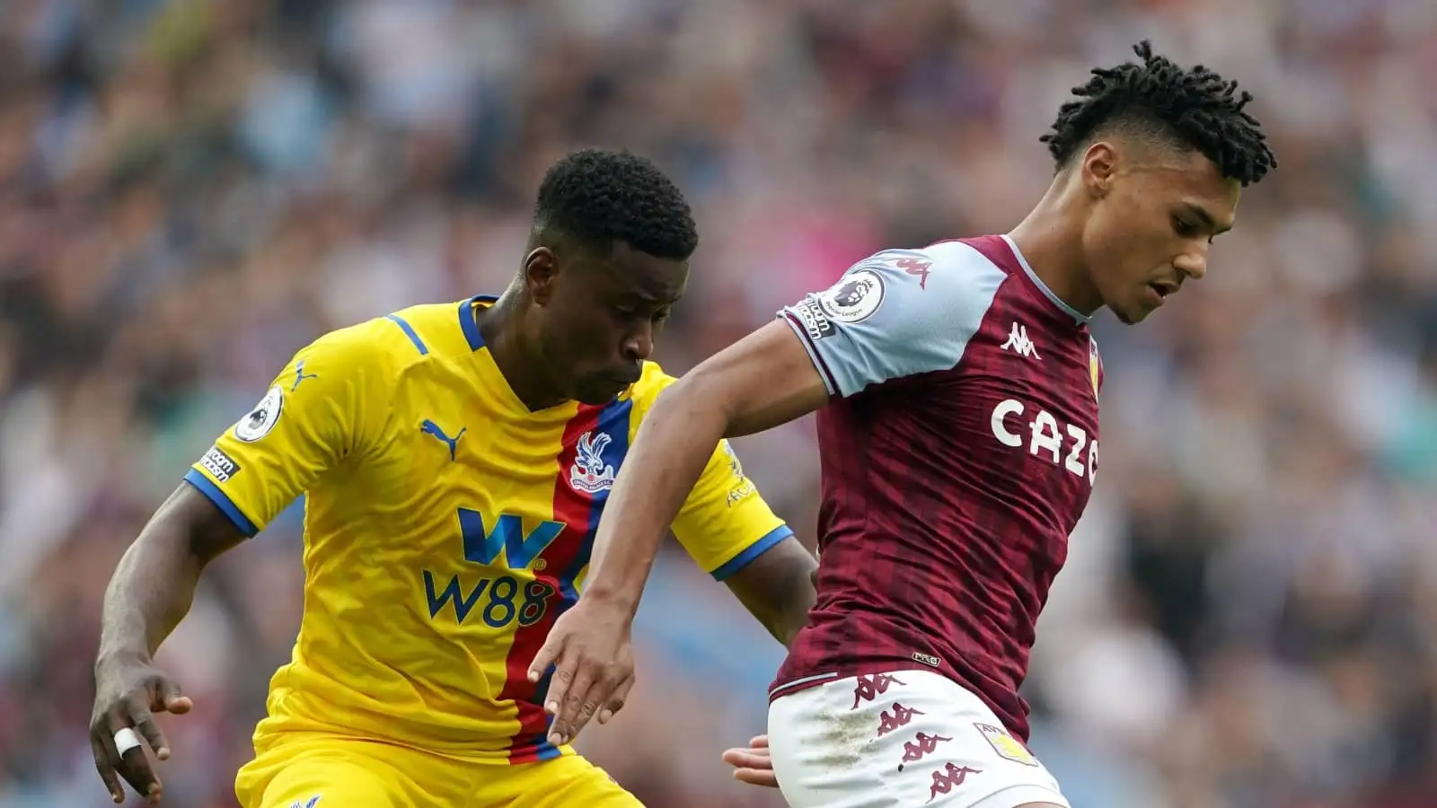 Crystal Palace defender Marc Guehi, Aston Villa striker Ollie Watkins