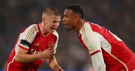 Oleksandr Zinchenko and Gabriel Magalhaes, Arsenal