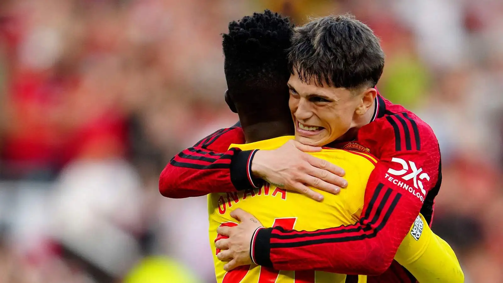 Andre Onana jumps to defence of Man Utd star Alejandro Garnacho amid 'FA investigation'