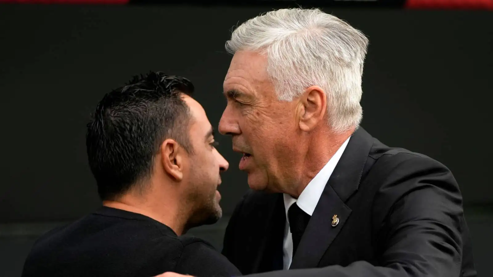 Carlo Ancelotti, Xavi, October 2022