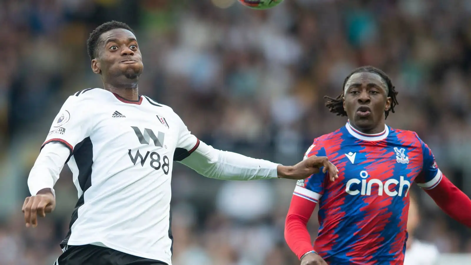 Fulham defender Tosin Adarabioyo and Crystal Palace midfielder Eberechi Eze