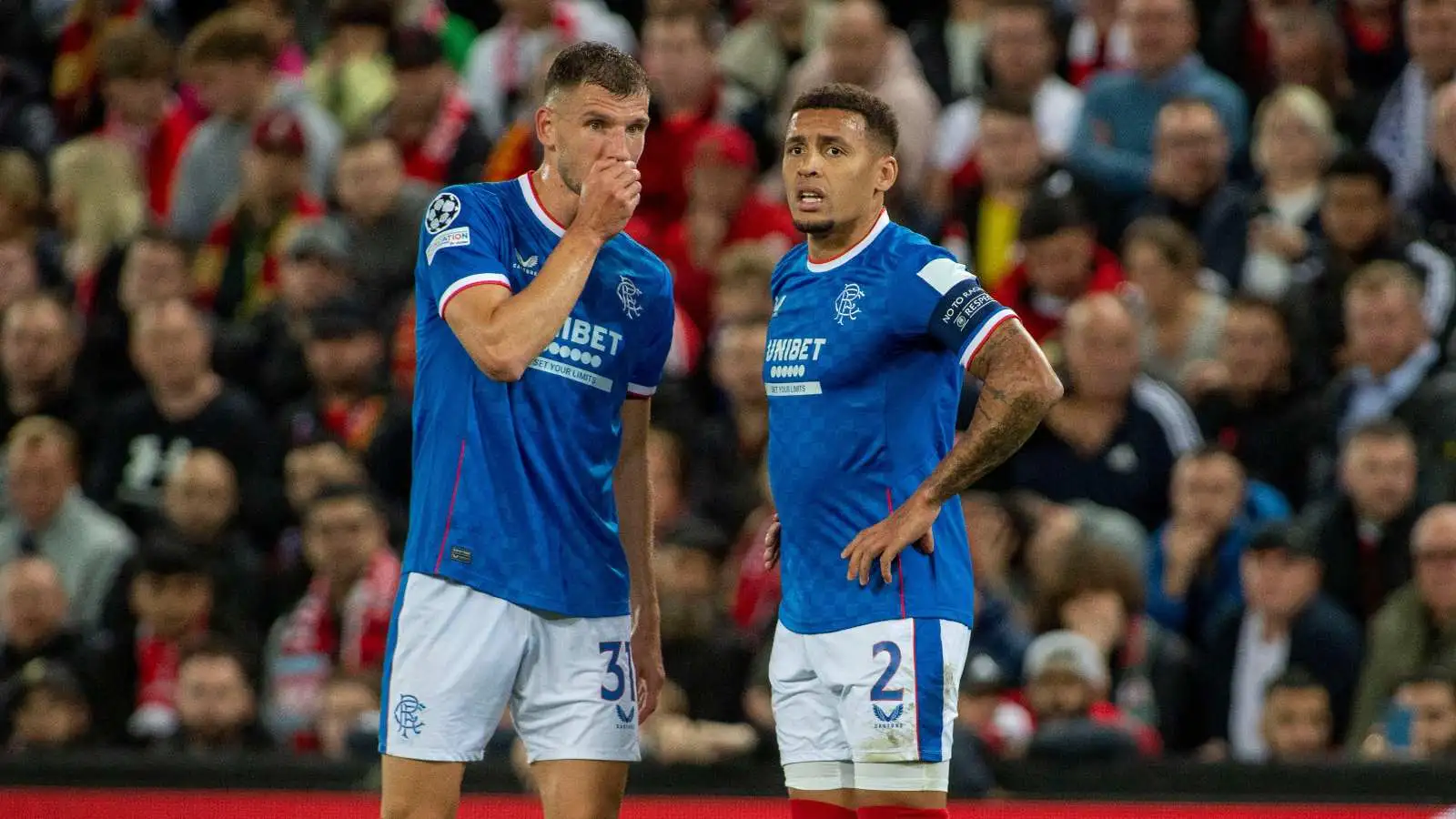 Rangers duo Borna Barisic and James Tavernier