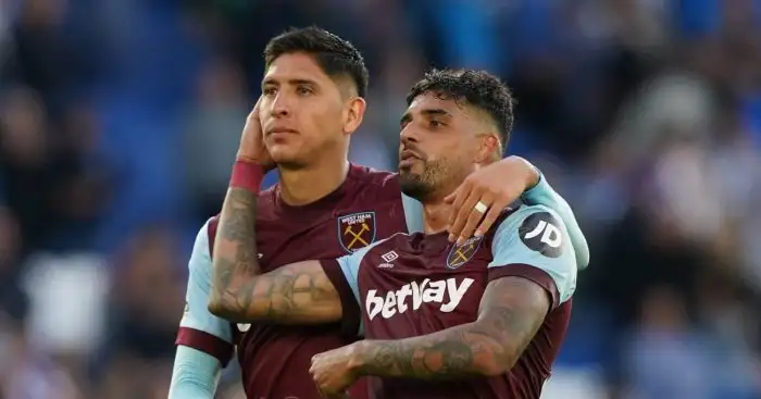 Edson Alvarez and Emerson Palmieri, West Ham