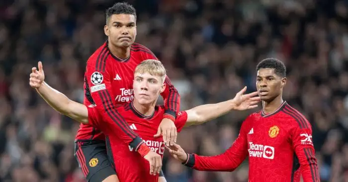 Man Utd stars Casemiro, Rasmus Hojlund and Marcus Rashford