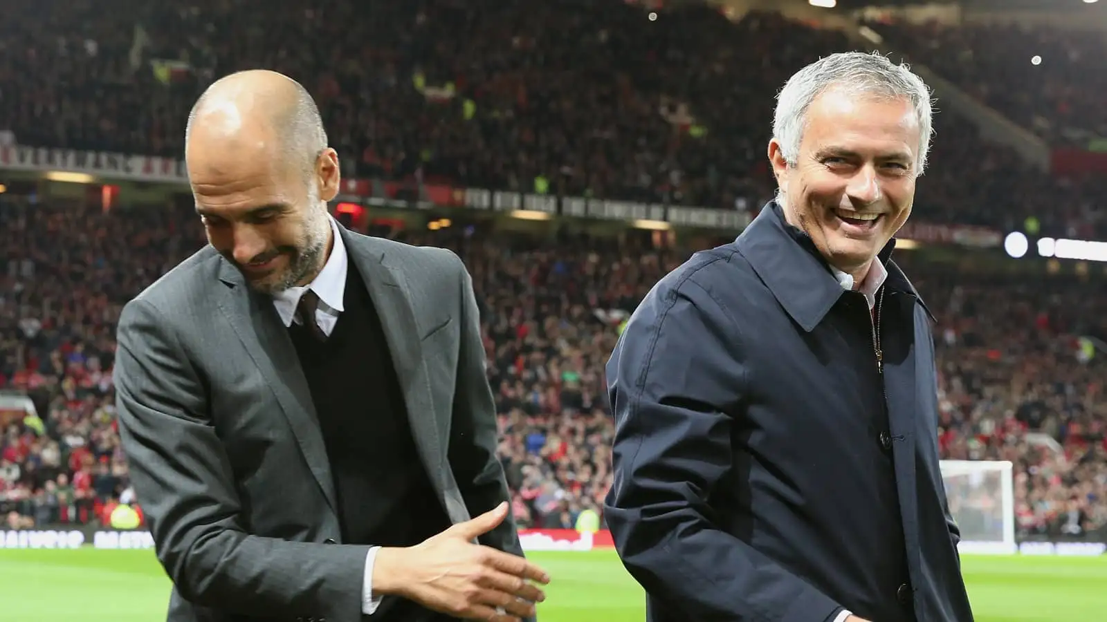 Pep Guardiola and Jose Mourinho