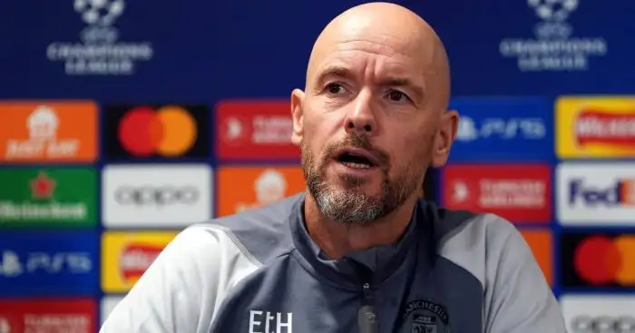 Erik ten Hag Manchester United Champions League press conference