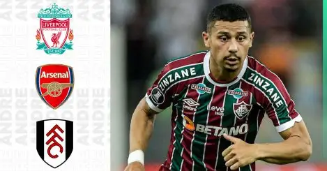 Sources: New Brazilian on Liverpool radar as Klopp ends Andre interest to leave door open for Arsenal, Fulham