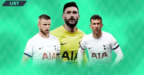The five Tottenham players who are out of contract at the end of the 2023-24 season