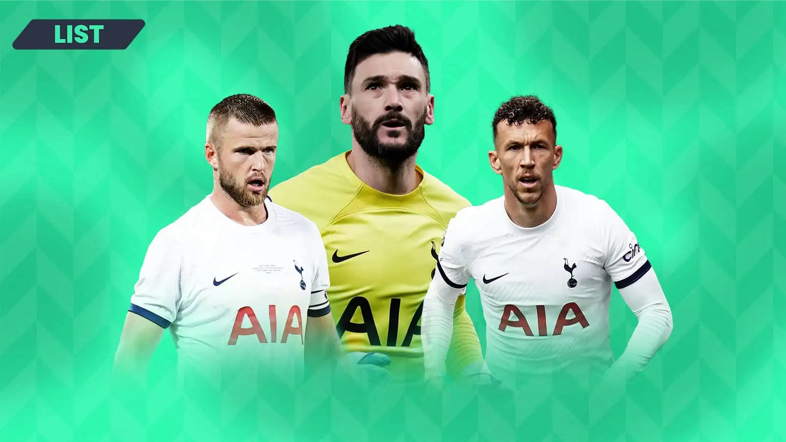 The five Tottenham players who are out of contract at the end of the 2023-24 season