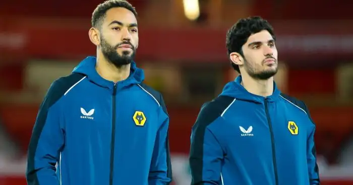 Wolves forwards Matheus Cunha and Goncalo Guedes