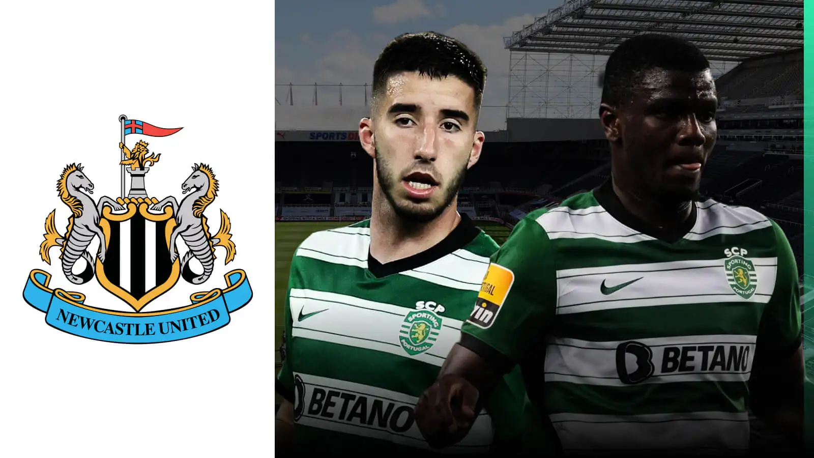 Newcastle linked Sporting Lisbon duo Goncalo Inacio and Ousmane Diomande