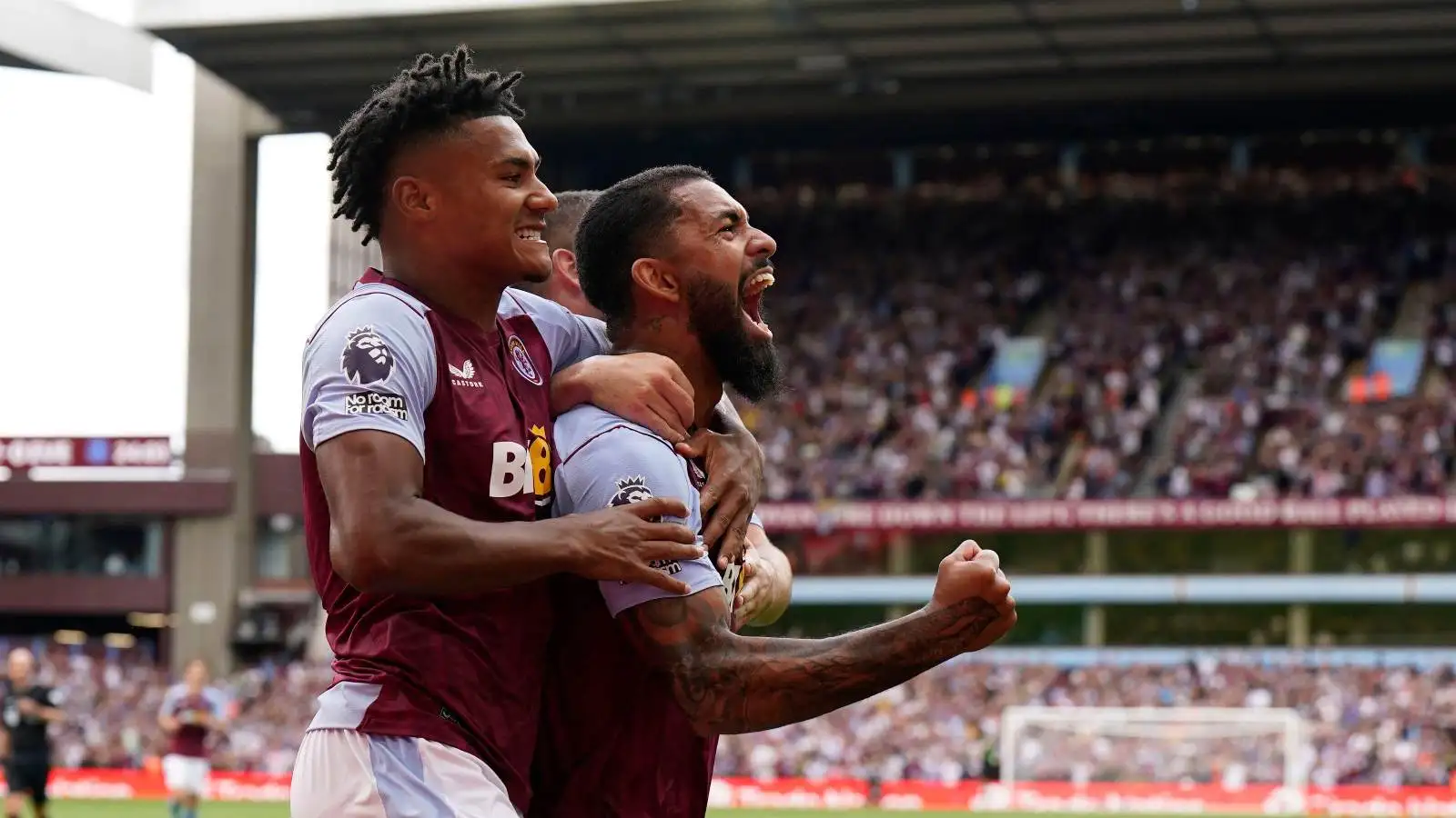 Aston Villa duo Ollie Watkins and Douglas Luiz