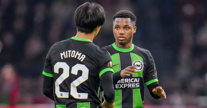 Brighton attackers Kaoru Mitoma and Ansu Fati