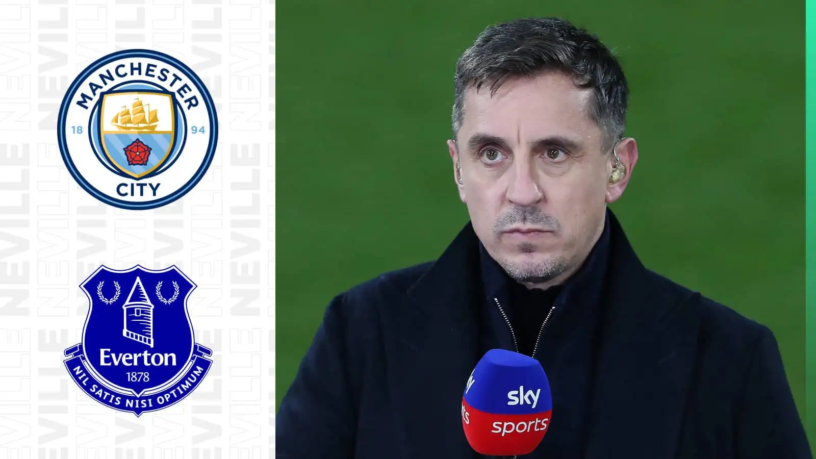 Gary Neville is furious at the 10-point deduction handed out to Everton with Man City also under investigation