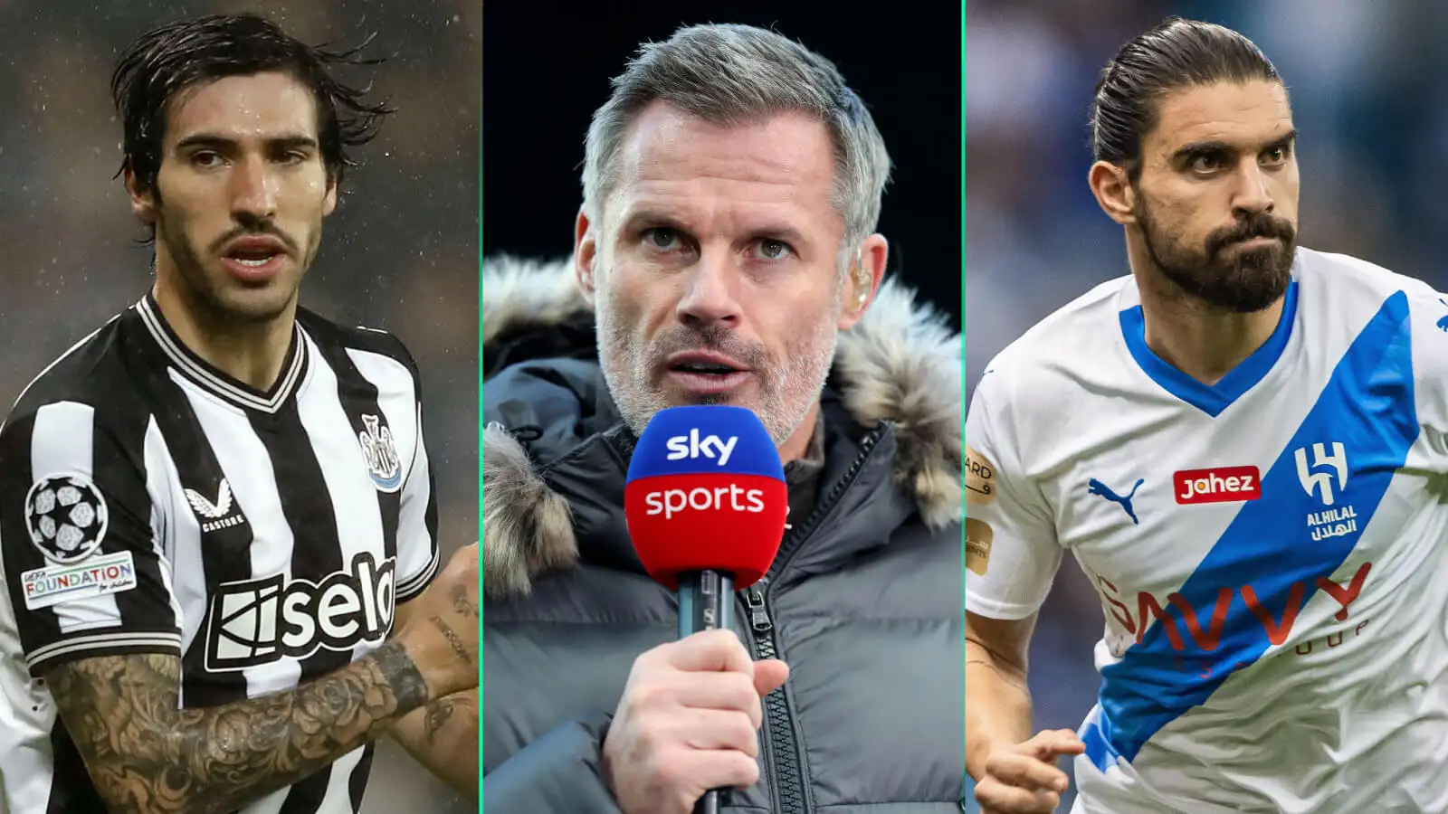 Jamie Carragher spitting venom over Newcastle, Sandro Tonali and calls for block on Ruben Neves transfer