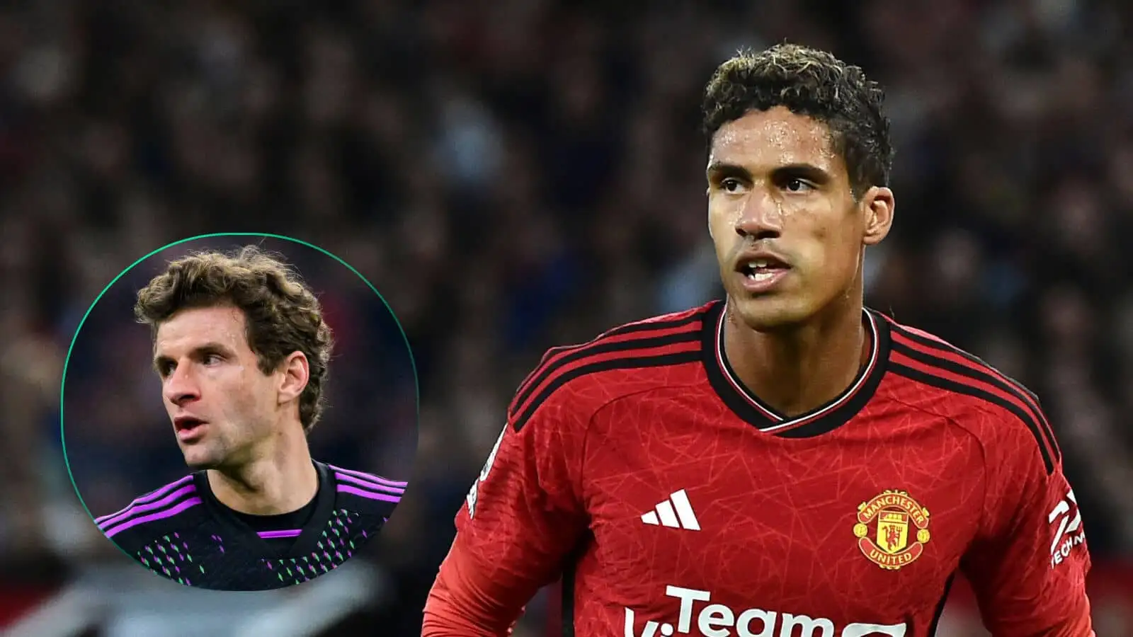 Bayern Munich forward Thomas Muller could be used in a swap for Raphael Varane