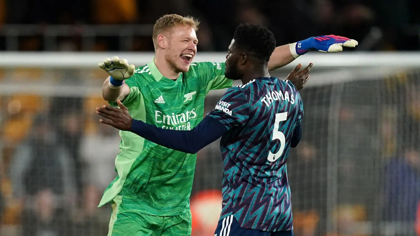 Arsenal duo Aaron Ramsdale and Thomas Partey
