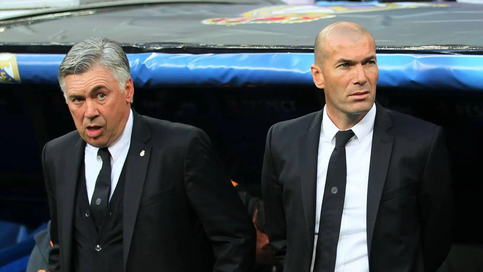 Carlo Ancelotti and Zinedine Zidane, Real Madrid