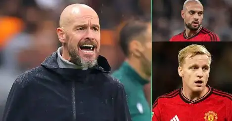 Furious Ten Hag brutally tells Man Utd flop to leave and moves to replace summer signing who has ‘not shown his best’