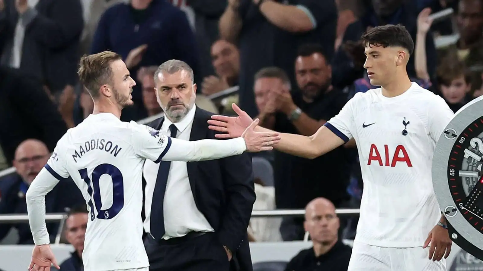 Alejo Veliz and James Maddison, Tottenham