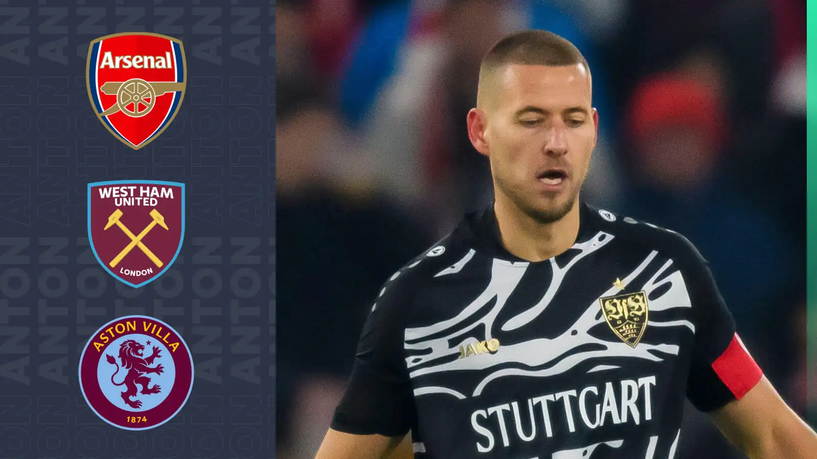 Arsenal join West Ham, Aston Villa in race to sign highly rated Stuttgart star as injury concerns mount