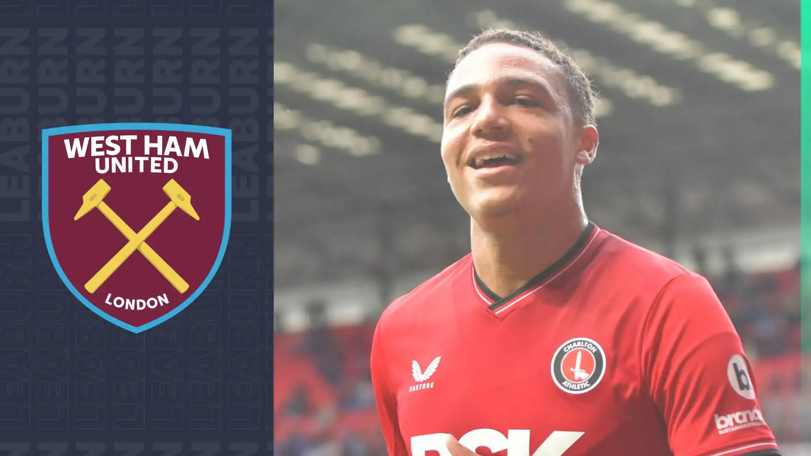 West Ham considering swoop for breakout Charlton star Miles Leaburn