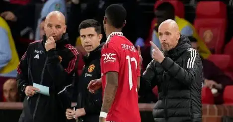 Marcus Rashford ‘unhappy’ at Man Utd as Shearer explains axing and reveals Ten Hag ‘anger’ at exit-linked star