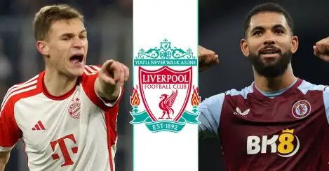 Bayern Munich's Joshua Kimmich and Douglas Luiz of Aston Villa have both been linked with Liverpool