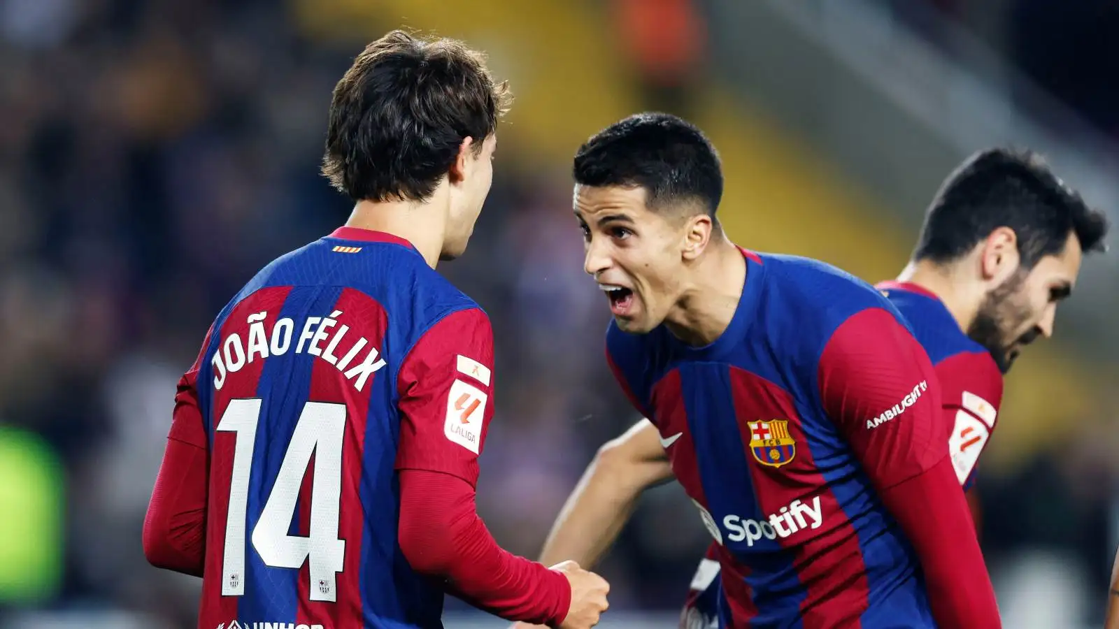 Barcelona duo Joao Felix and Joao Cancelo