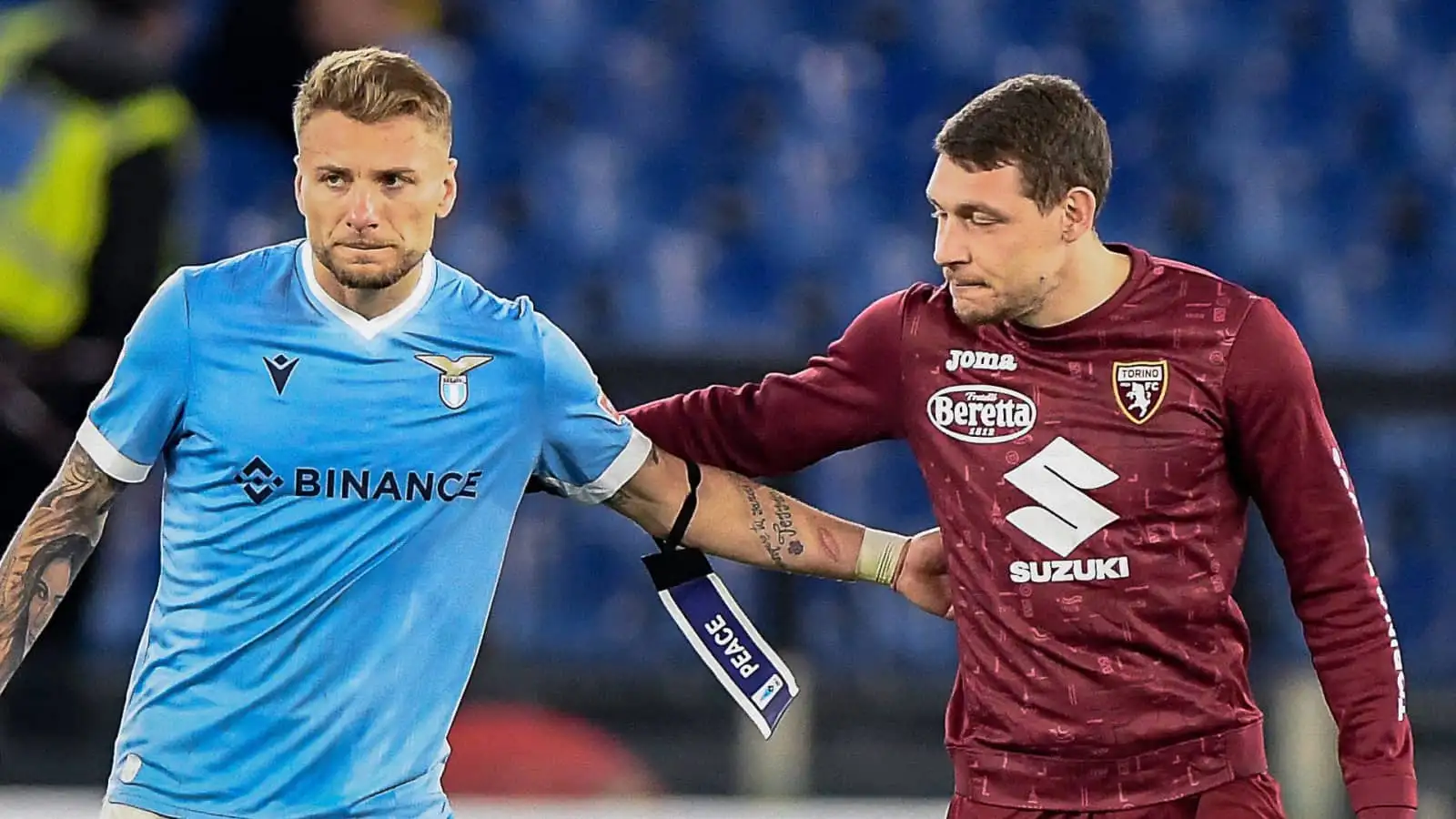 Andrea Belotti, Ciro Immobile, April 2022
