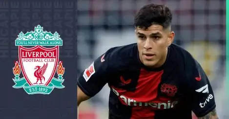 Piero Hincapie of Bayer Leverkusen is on Liverpool wanted list