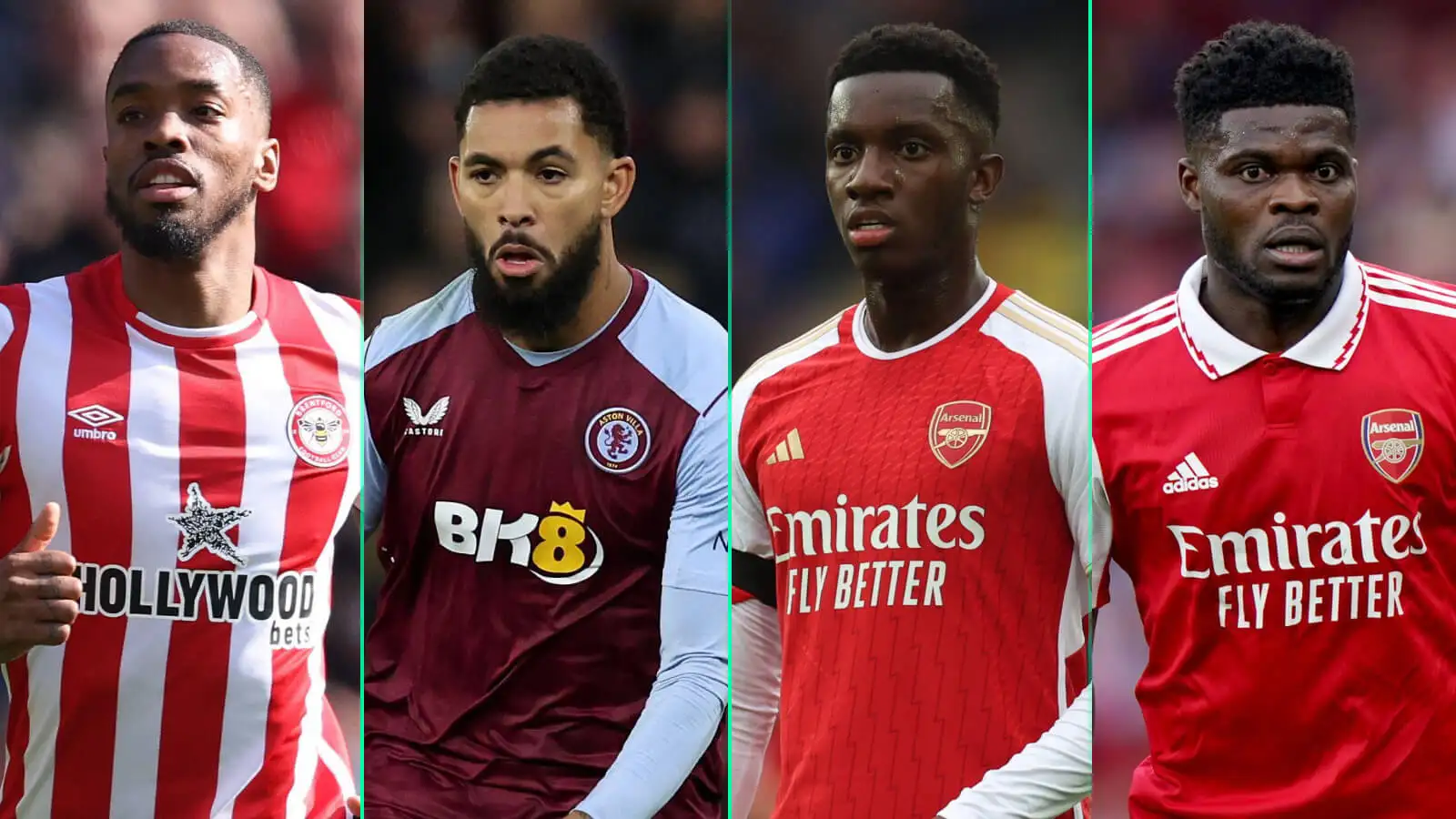Arsenal January transfer update: Douglas Luiz, Toney targeted with Nketiah, Partey potential exits