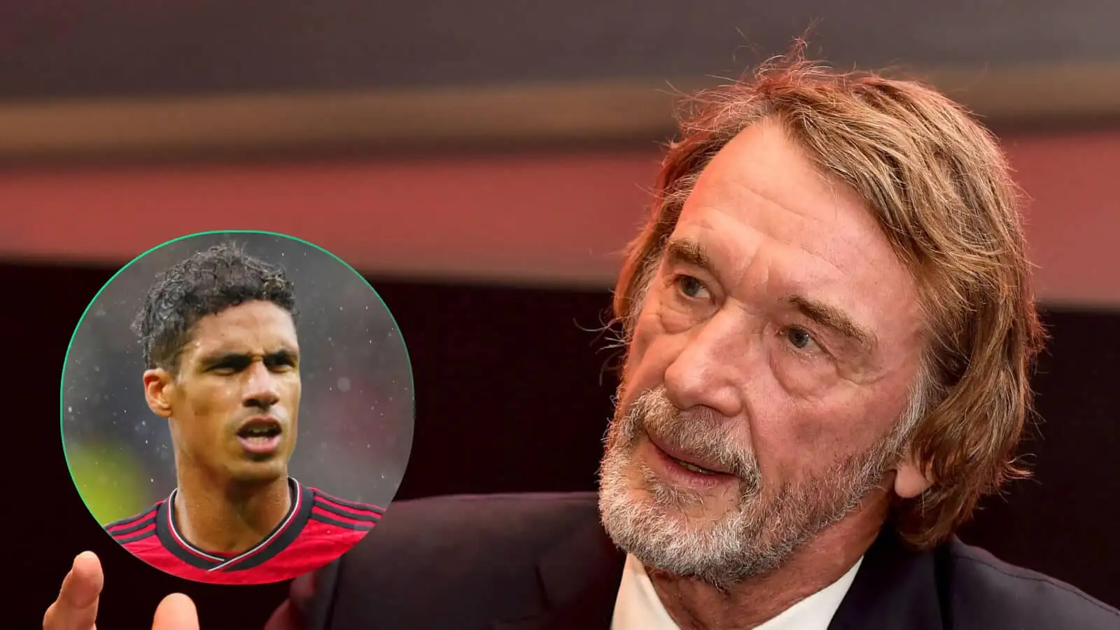 Sir Jim Ratcliffe could look to sell Raphael Varane at Manchester United